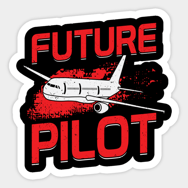 Future Pilot Flight School Chief Aviator Gift Sticker by Dolde08